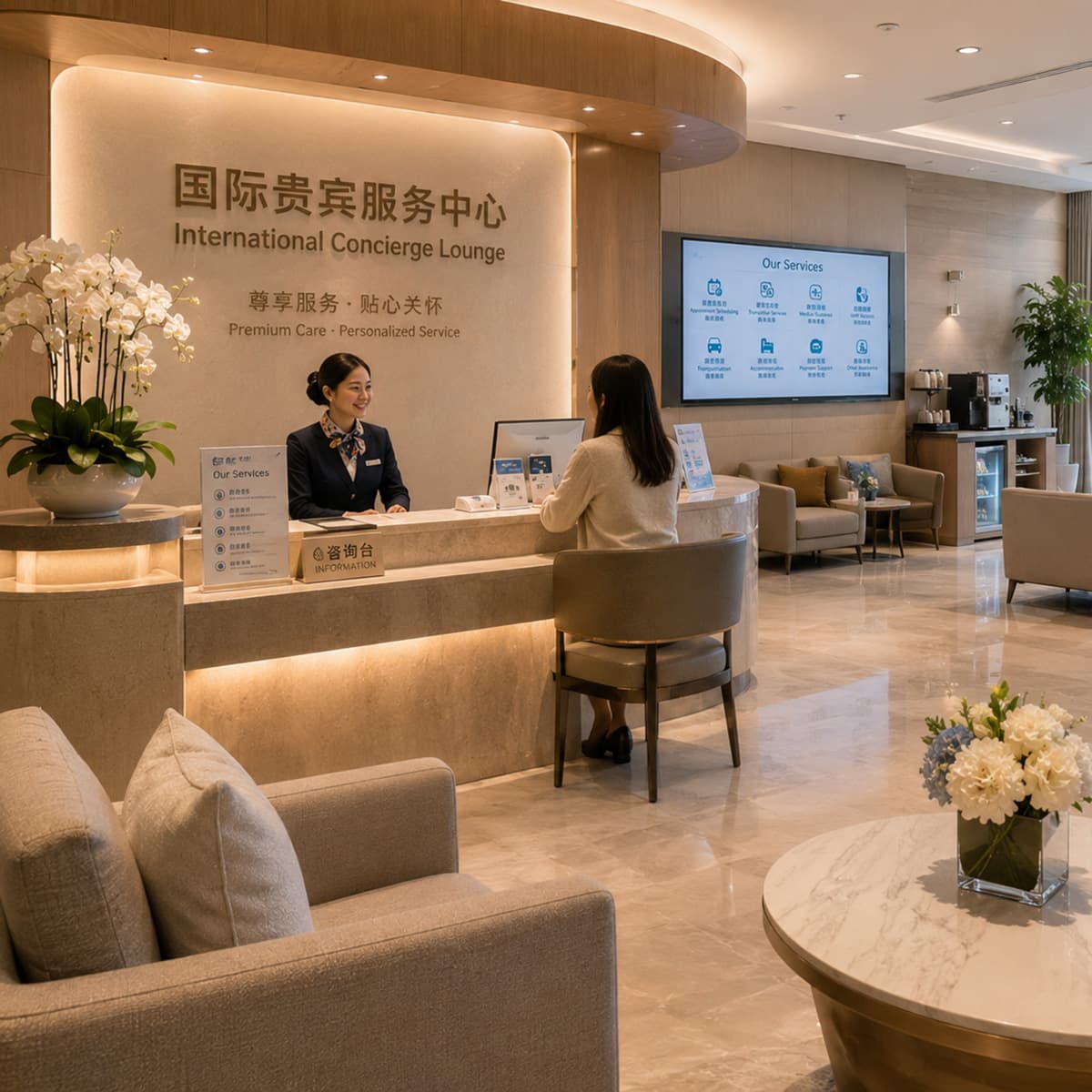 Concierge desk